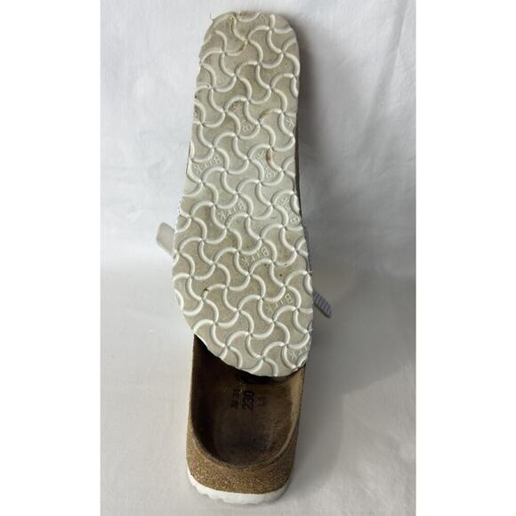 Birkenstock Birki’s Slides Women’s US 5 EU 36 White Sky Blue Checkered